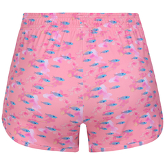 Shorts Feminino Estampa Peixe Bicolor - comprar online