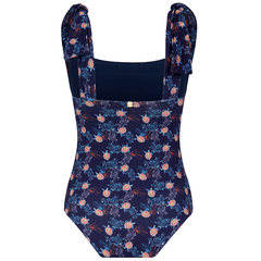 MAIÔ AMALFI ESTAMPA TURTLE AZUL - comprar online