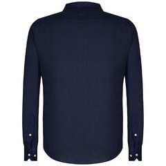 Camisa 100% Linho Azul Marinho - comprar online