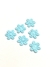 Aplique flor prensada (Azul bebê) - 50 unidades