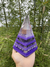 Orgonite Pirâmide 17cm Chama Violeta