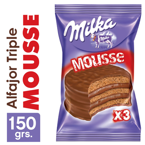 Alfajor Milka Mousse Triple