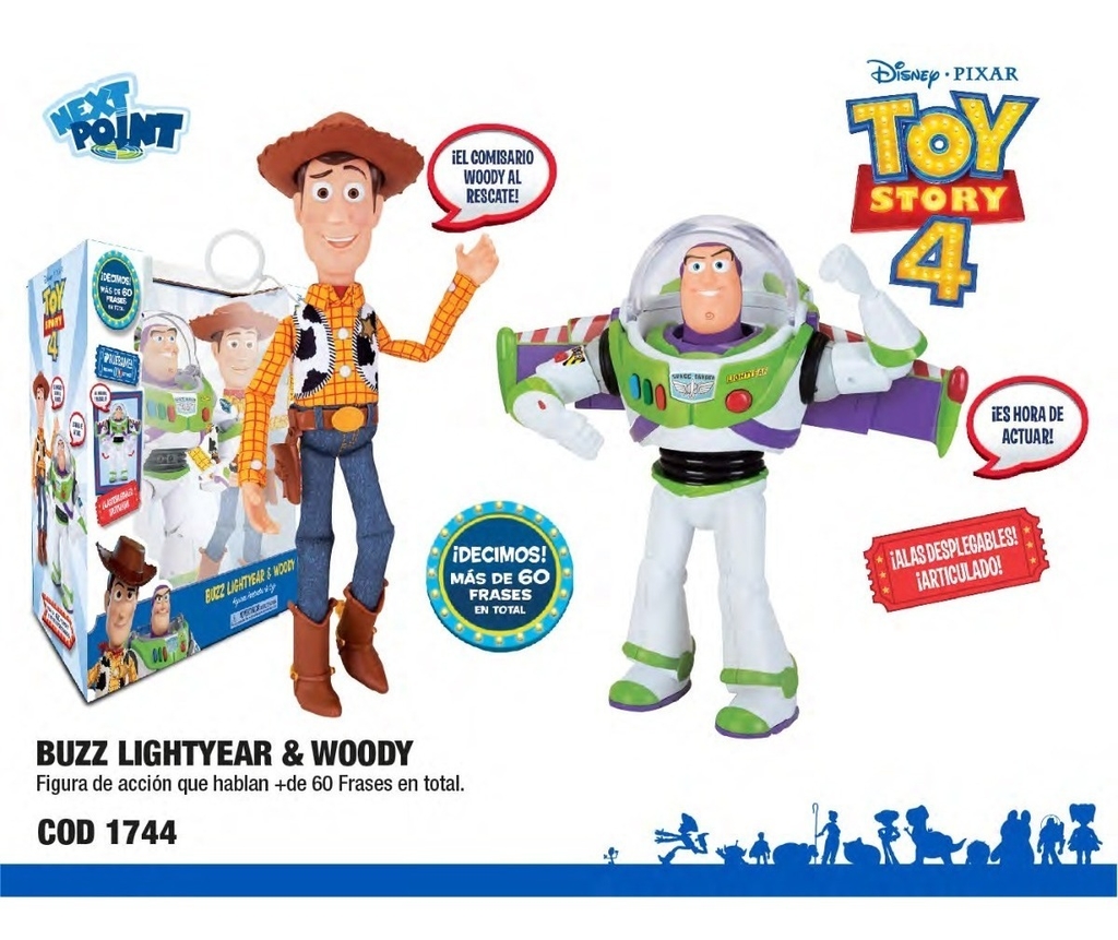 Juguetes de buzz clearance lightyear y woody