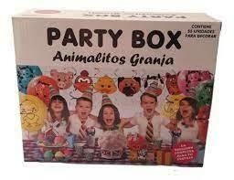 Kit Decoración Cumpleaños La Granja. Party Box Deco Infantil
