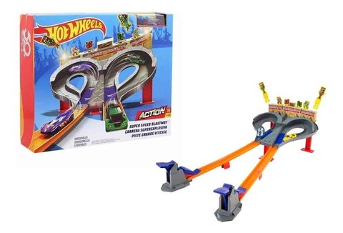 Hot Wheels Espectacular Pista City Cobra Crush Trituradora