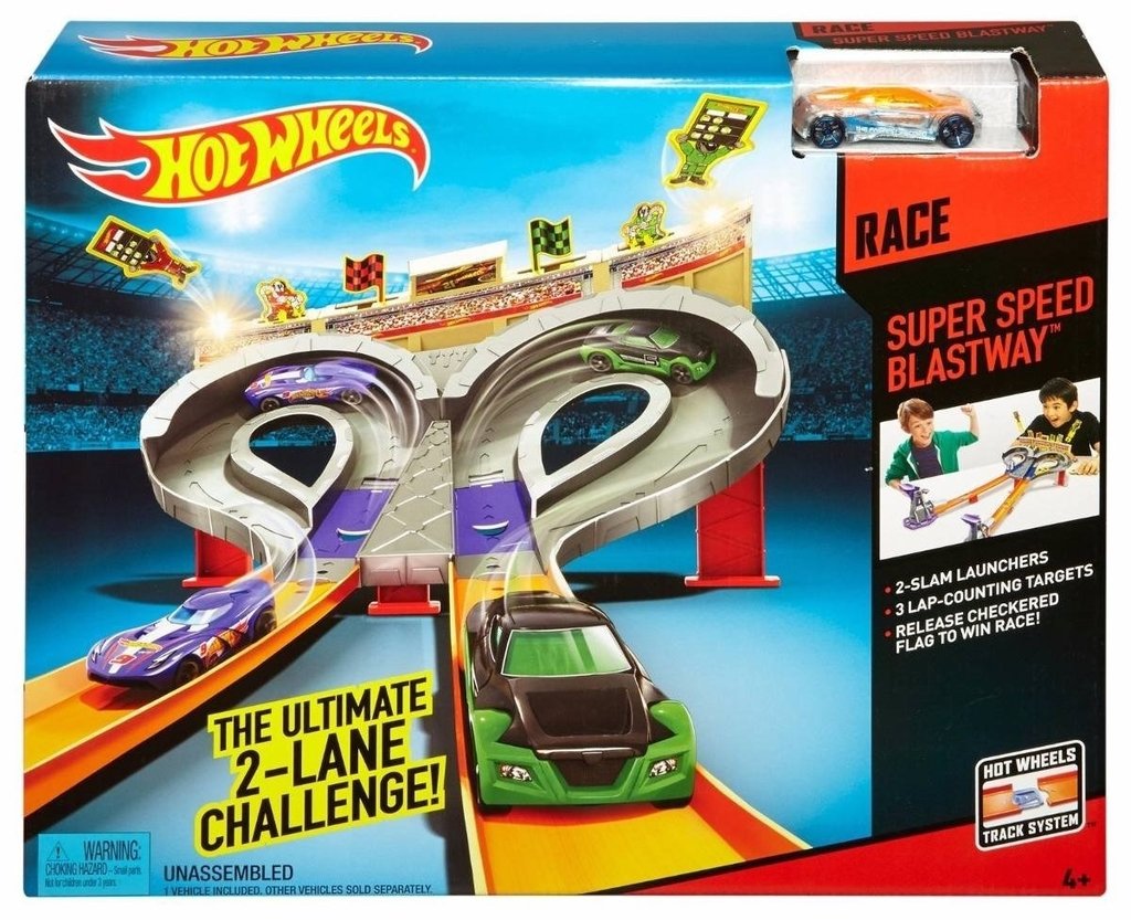 Espectacular Pista Hot Wheels Carrera Explosiva