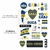 ST015 - Stickers Boca Juniors en internet