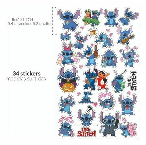 Pegatina Lilo & Stitch 513723 Original: Compra Online en Oferta