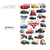 ST013 - Stickers Cars en internet