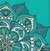 P154 | Mandala turquesa Calma, Respira - comprar online