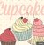 H173 | Frase cupcakes - comprar online