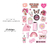 ST053 - Stickers Rosa Pink - comprar online