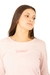 Remera ruloté bordada rosa - comprar online