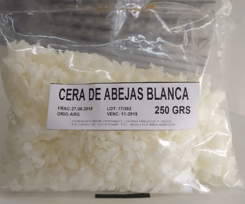 Droguería San Jorge - CERA DE ABEJAS BLANCA IMPORTADA 30 g