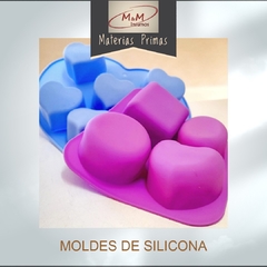 MOLDE DE SILICONA 4 FORMAS - comprar online