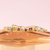 Anillo Roma de Oro amarillo 18k y Esmeralda talla carré - tienda online