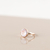 Anillo de oro rosa 18k y Cuarzo rosa - comprar online