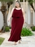 Imagem do Vestido Longo Plus Size Fendas Laterais Alcinha Feminino