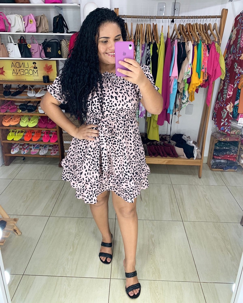 Vestido Ciganinha com el stico na cintura