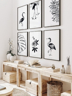 Print Heron Gris II - comprar online