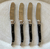 Set de Cuchillo para untar x 4u abs Negro - comprar online