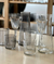 Set x6 Vaso Alto Nuit Gris humo