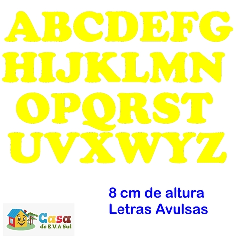 4 Letras 60cm De Altura! Para Colar Na Parede!