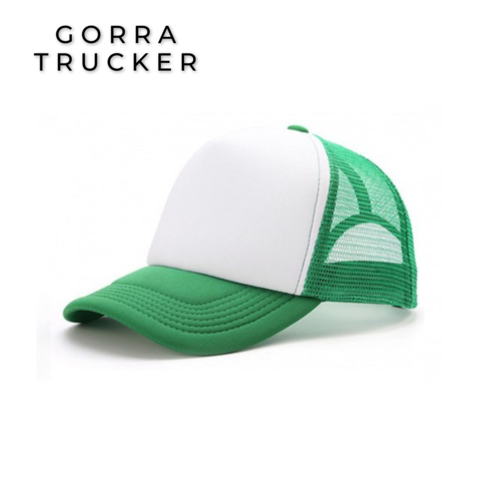 Gorra trucker verde militar