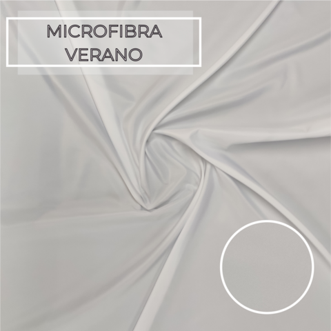 MICROFIBRA DE VERANO COLOR BLANCO - 1.50MTS ANCHO - VENTA X METRO