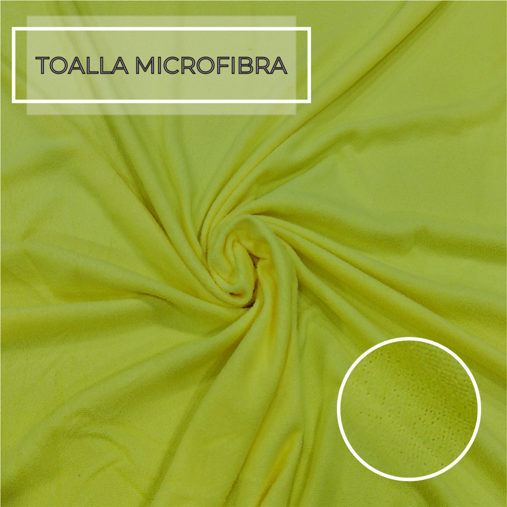 Tela Toalla de Microfibra Verde Manzana