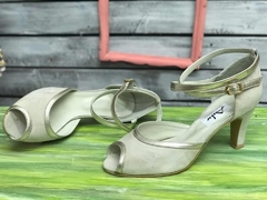 Sandalias con talón stilettos tango, arena. e03v-532 - tienda online