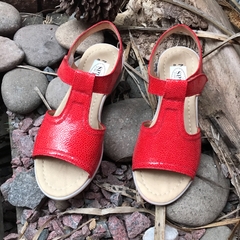 Sandalias manta rojo. N*40. m01v-915 - tienda online