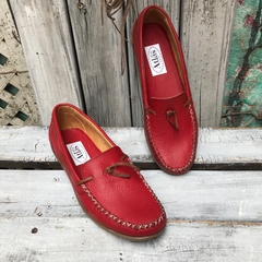 Mocasin leg timo rojo. s06 245 141 Altas de Olivos