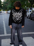 Sweater Ghost Negro - Boxy Fit - tienda online