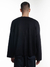 Sweater Ghost Negro - Boxy Fit en internet