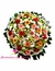 Coroa de Flores Para Velório Com Flores Brancas, Laranja e Vermelhas - COR000007