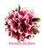 Buquê de Noiva em Formato Redondo de Lírios Pink - BN00010 na internet