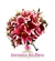 Buquê de Noiva em Formato Redondo de Lírios Pink - BN00010