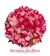 Buquê de Noiva em Formato Redondo de Rosas Pink e Alstroemerias Cor de Rosa - BN00089 - comprar online