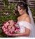 Buquê de Noiva com Flores Naturais em Formato Redondo de Alstroemerias Cor de Rosa e Marsala - BN00218 na internet