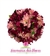 Buquê de Noiva com Flores Naturais em Formato Redondo de Alstroemerias Cor de Rosa e Marsala - BN00218 - comprar online