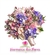 Buquê de Noiva com Flores Naturais Variadas em Tons Cor de Rosa e Lilás - BN00222