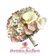 Buquê de Noiva de Rosas Cor de Rosa, Copo de Leite, Alstroemerias Cor de Rosa e Branca e Orquídea Phalaenopsis Brancas - BN00229