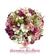 Buquê de Noiva de Alstroemerias Cor de Rosa, Alstroemeria Brancas e Alstroemerias Vinho - BN00262 - comprar online