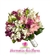 Buquê de Noiva de Alstroemerias Cor de Rosa, Alstroemeria Brancas e Alstroemerias Vinho - BN00262