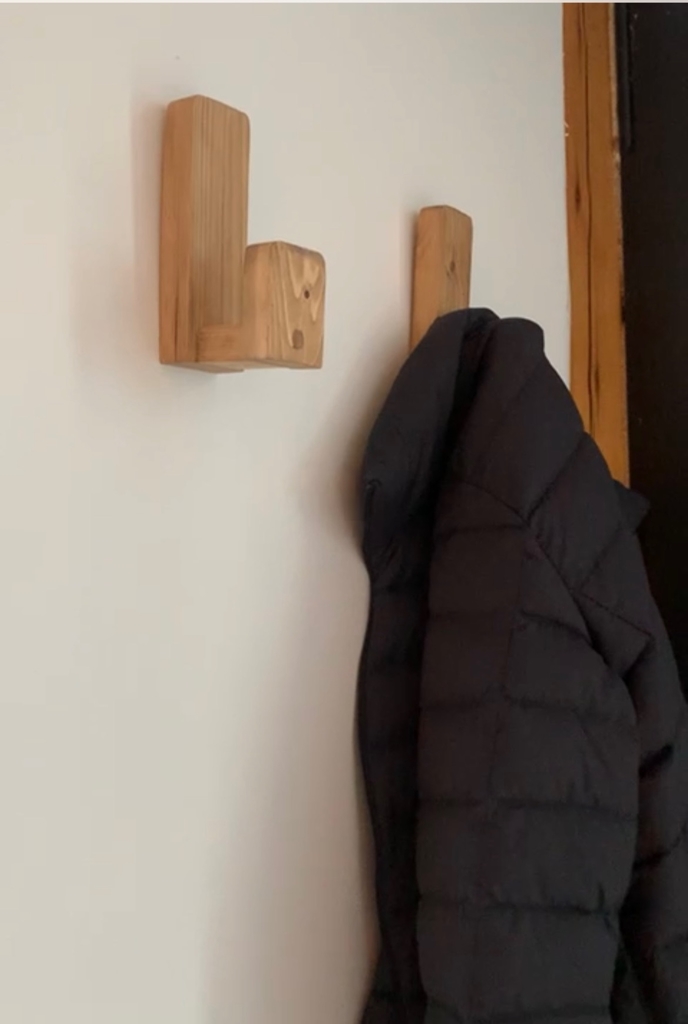 Perchero individual madera sale