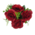 Buquê de Rosa Artificial Com 5X Botões - Papoula Flor Comércio EIRELI