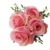 Buquê de Rosa Artificial Com 5 Flor - Papoula Flor Comércio EIRELI