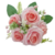 Buquê de Rosa Artificial Com 5 Flores - comprar online