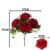 Buquê de Rosa Artificial Com 5 Flores - comprar online